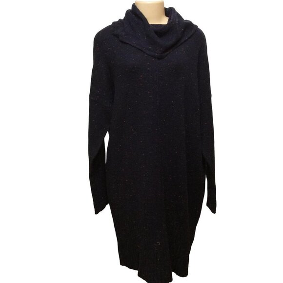Liz Claiborne Women Turtleneck Sweater XXL Navy Blue - Picture 1 of 5